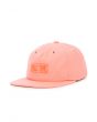 The Tinted Logo Buckleback Cap in Highlighter Pink