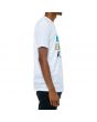 The No Squares T Shirt in White, Gold and French Blue 2