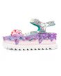 Irregular Choice for Women: Pebble Bay Lilac Platform Sandals 1