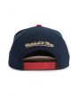 The Chicago Bulls 2 Tone Snapback Hat in Blue & Red 4