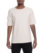 The Drop Shoulder Box Fit French Terry Tee in Off White 1