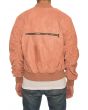 The Bird Bomber in Salmon Suede 3