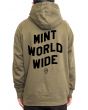The Mint Wavy Pullover Hoodie in Olive 2