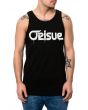 The New Age Spray Tank Top in Black 1