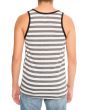 The Miller Striped Tank in Charcoal Grey 3