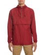 The Albie Hooded Anorak in Red 1