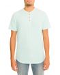 The Crew Henley in Mint 1