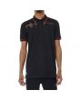 The Memorial Embroidered Polo Shirt in Black 1