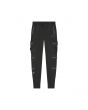 Combat Nylon Joggers Black 1
