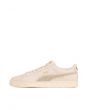 The Puma x Careaux Suede Sneaker in Whisper White and Puma White