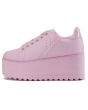 Y.R.U. for Women: Lala Pink Platform Sneakers 2