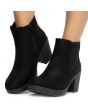 Status-49 Heeled Ankle Booties 3