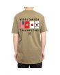 The Mint Flags Tee 2X-3X in Olive 2