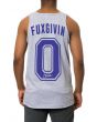 The Fuxgivin Tank Top in Heather Grey 1