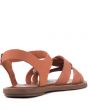 Toms for Women: Zoe Brown Leather Leather Sandals 4