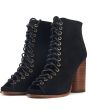 Jeffrey Campbell for Women: Free Love Black Heel Lace Up Booties 3