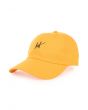 The Script Logo Dad Hat in Gold 1