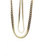 Thick and Thin Miami Chain Necklace Combo 1