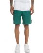 The Stadium Belted Shorts in White and Green 1