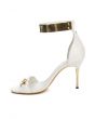 The Malice Shoe in White Leather and Gold (Exclusive) 3