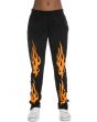 The In Flames Track Pants in Black 1