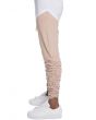 The Santos Rouched Leg Jogger Sweats in Taupe 3