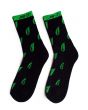Mint Varsity Socks Green Leaf Logo 1