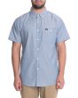 The Central SS Buttondown Shirt in Light Blue Chambray 1