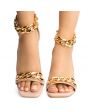 Square-67 Chain High Heel 5