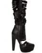 The Gashed Boot in Black 4