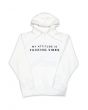 Attitude Vibes Hoodie in White 1