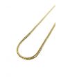 14k Gold Plated Thin Miami Curb Chain Necklace 1