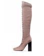 Jeffrey Campbell for Women: Leola-Hi Taupe Suede Tall Heel Boots 1