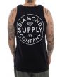 The Stamped Tank in Black