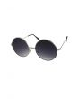 The Enzo Sunglasses in Silver and Smoke 1