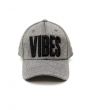 The Vibes Baseball Cap in Heather Gray 1