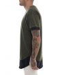 The Double Blocked Tall Tee (Olive/Black) 2