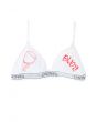 The All You Can Eat Triangle Bra in White
