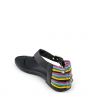 Yoana-S Thong Sandal Black/Multi-Color 4