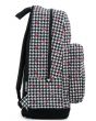 The JanSport x Disney Right Pack SE - Disney Minnie White Houndstooth in Black, White and Red