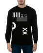 The X and O Long Sleeve Tee in Black 1
