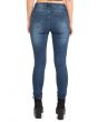 The High Waist Distressed Skinny Jeans in Denim Blue 3