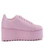 Y.R.U. for Women: Lala Pink Platform Sneakers 3