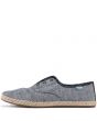 Toms for Women: Palmera Grey Chambray Slip-Ons 1