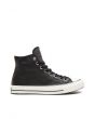 The Chuck Taylor All Star '70 High Top Vintage Leather Sneaker in Black
