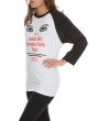 The Lonely Girl Cotton Raglan in White 3