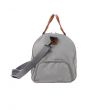 The Novel Duffle Bag in Grey & Tan 3