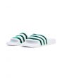 The Adilette in White and Green 4