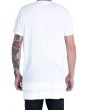 The SS Essential Layered Tee in White 3