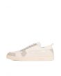 The Puma x MCQ Serve Lo Sneaker in Star White and Whisper White